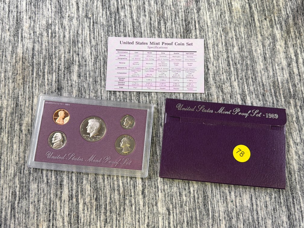 1989 US MINT PROOF SET