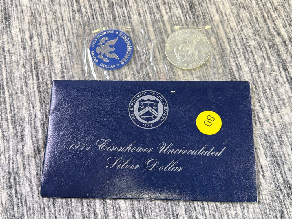 1971 EISENHOWER UNCIRCULATED SILVER DOLLAR