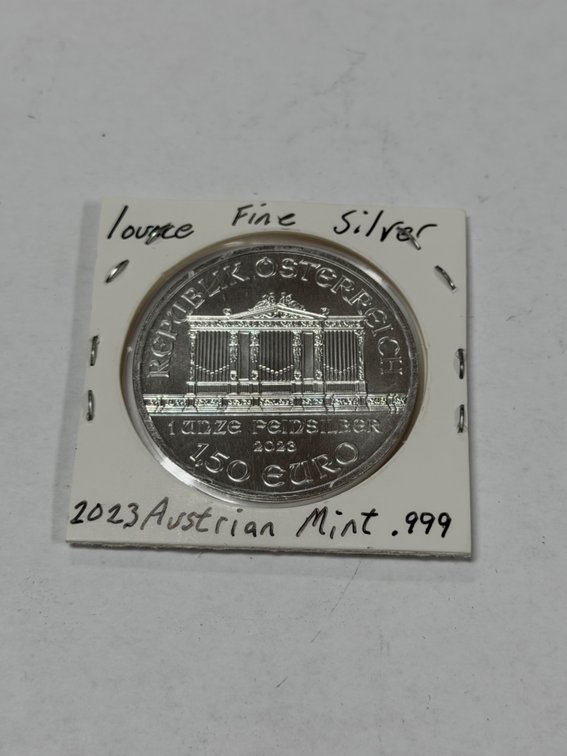 2023 1 OZ AUSTRIAN SILVER PHILHARMONIC COIN