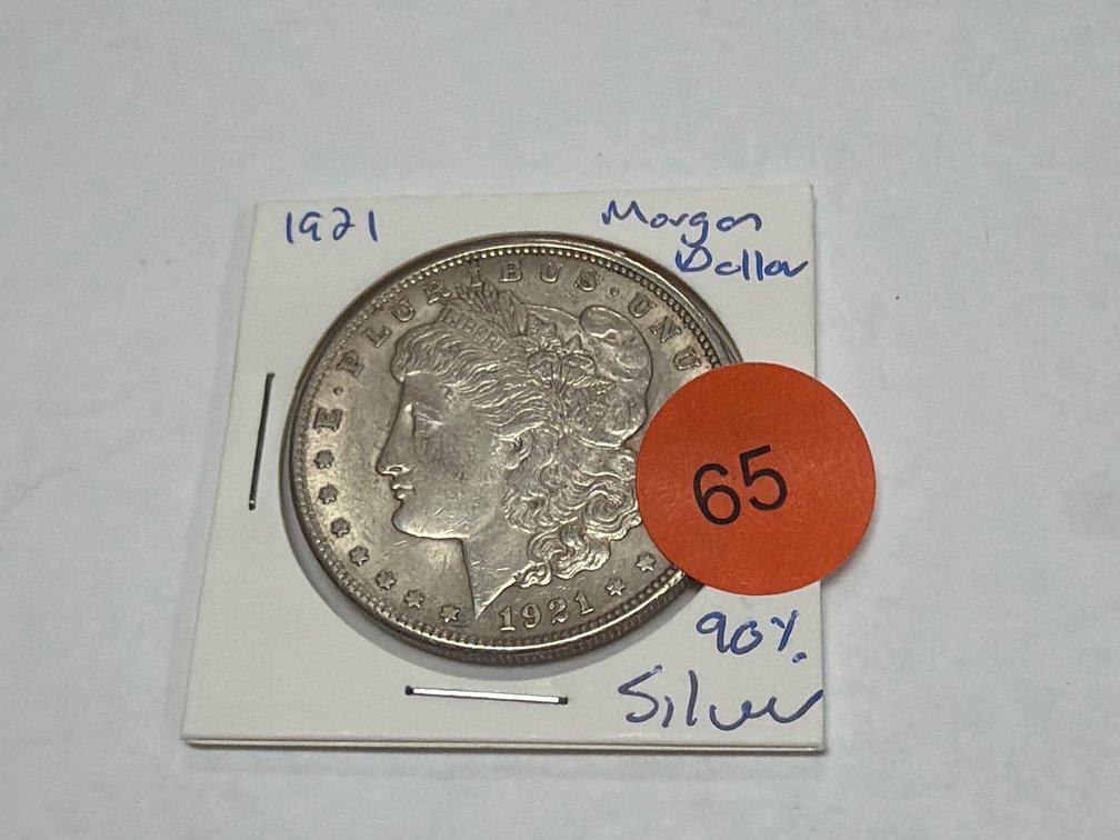 1921 MORGAN SILVER DOLLAR