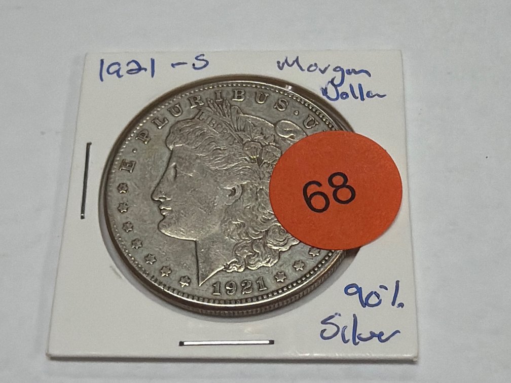 1921-S MORGAN SILVER DOLLAR