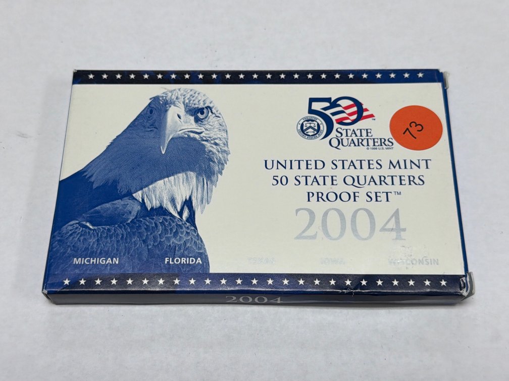 2004 UNITED STATES MINT 50 STATE QUARTERS PROOF SET