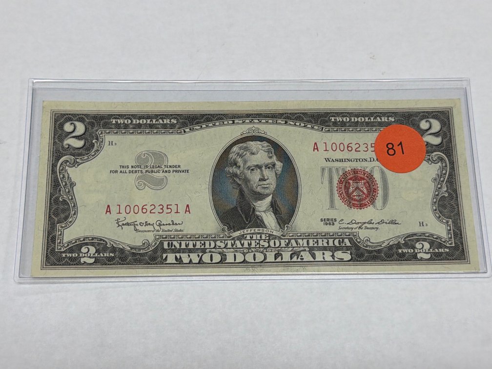 SERIES 1963 $2 RED SEAL