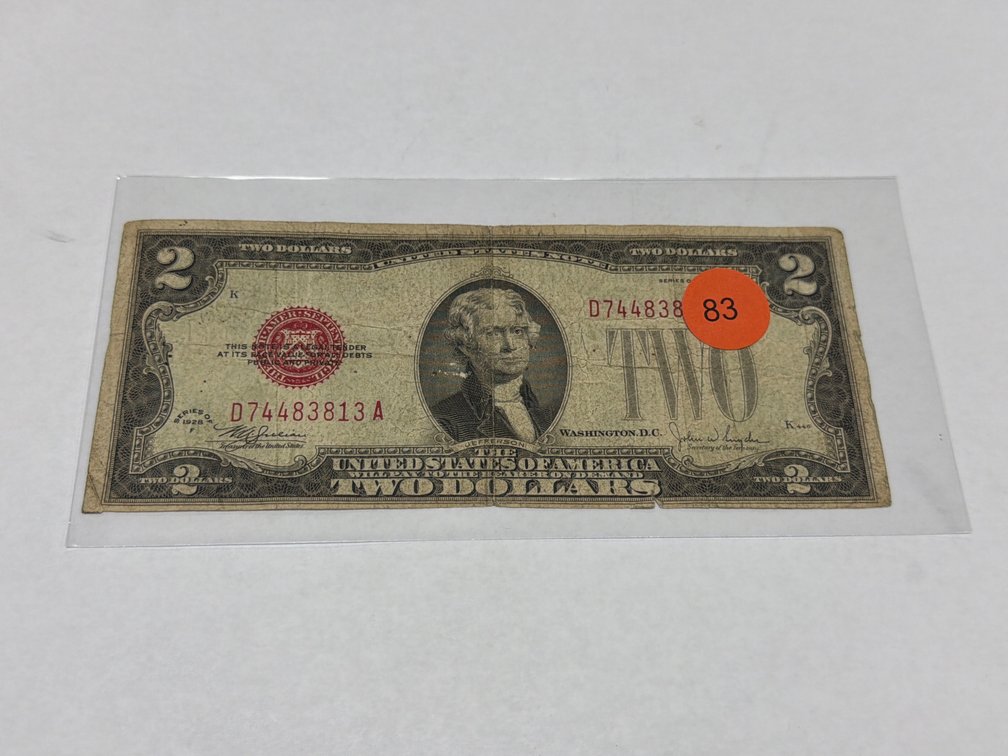 SERIES 1928F $2 RED SEAL