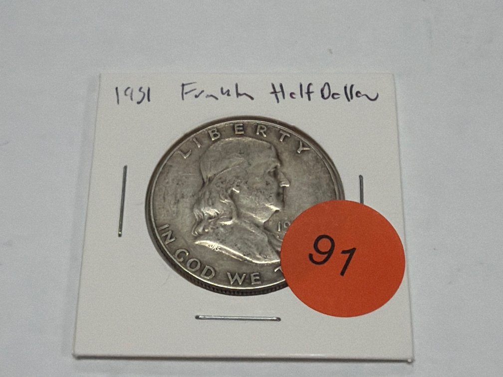 1951 FRANKLIN HALF DOLLAR