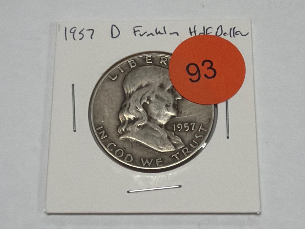 1957 FRANKLIN HALF DOLLAR
