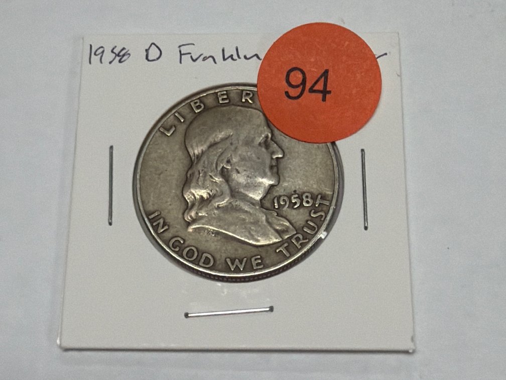 1958 FRANKLIN HALF DOLLAR