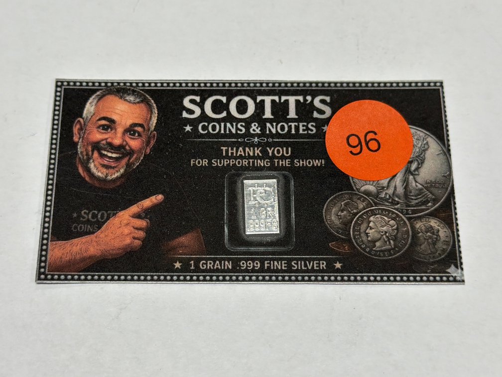 1 GRAIN .999 SILVER BAR