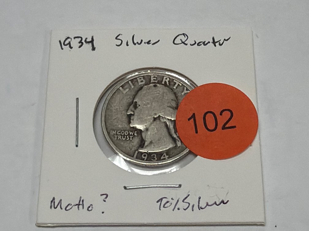 1934 SILVER QUARTER