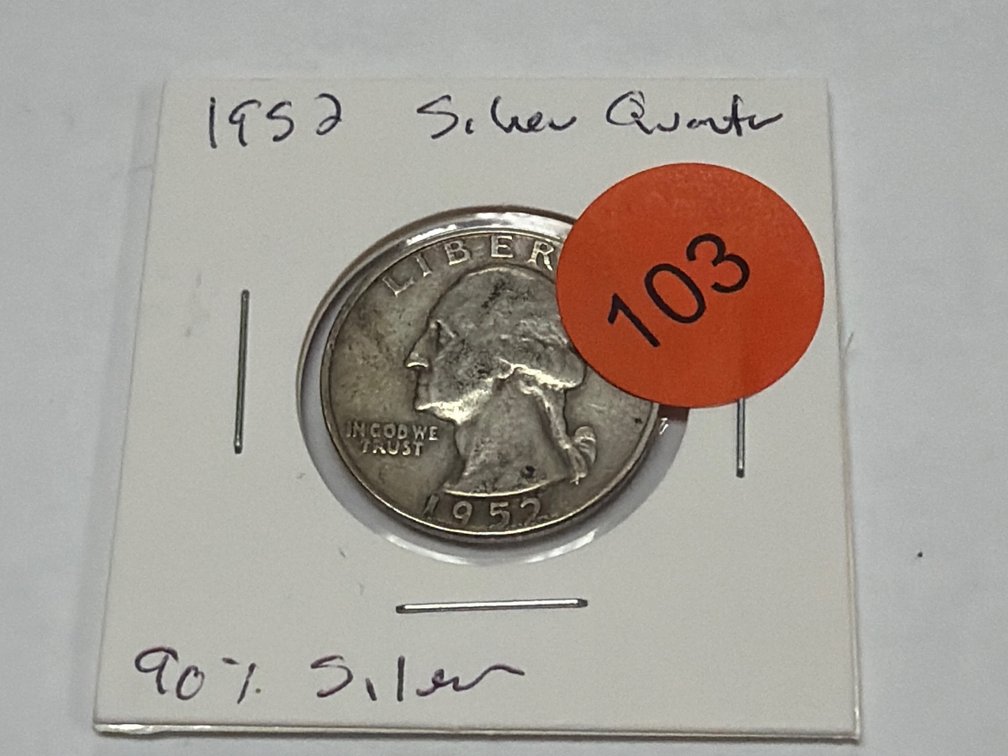 1952-D SILVER QUARTER