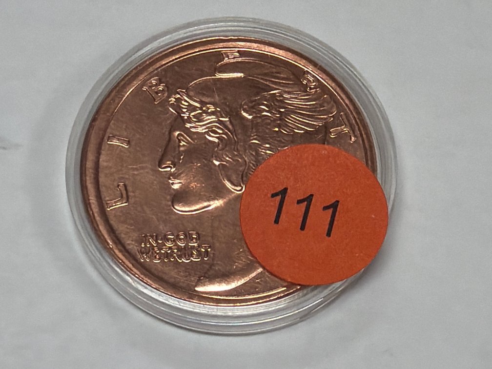 1 OZ COPPER ROUND