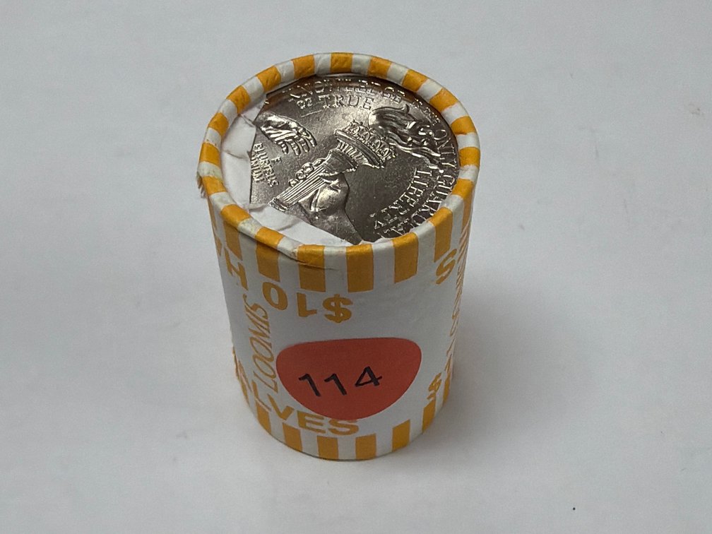 ROLL OF ENDURING LIBERTY HALF DOLLARS