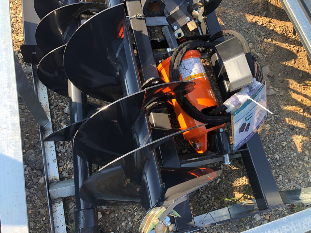 SKID STEER AUGER SET w 2 BITS