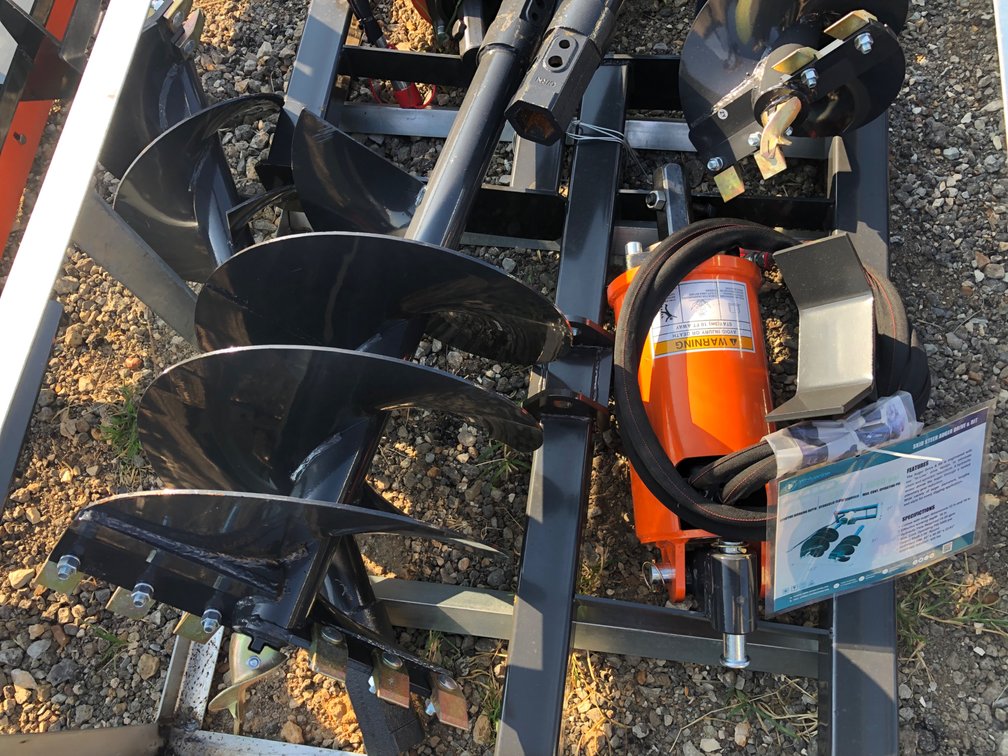 SKID STEER AUGER SET W 2 BITS
