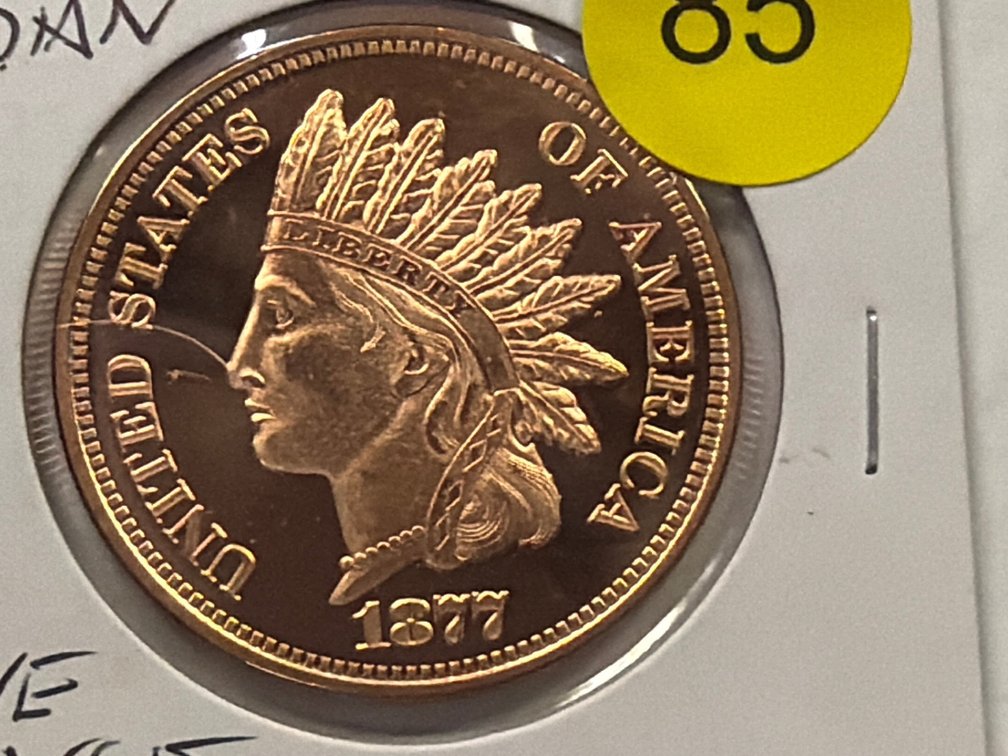 ONE OUNCE COPPER ROUND