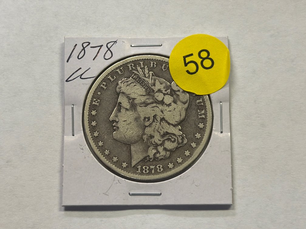 1878 CC MORGAN SILVER DOLLAR