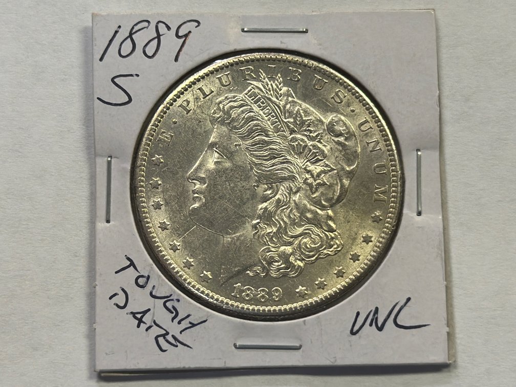 1889 S MORGAN SILVER DOLLAR