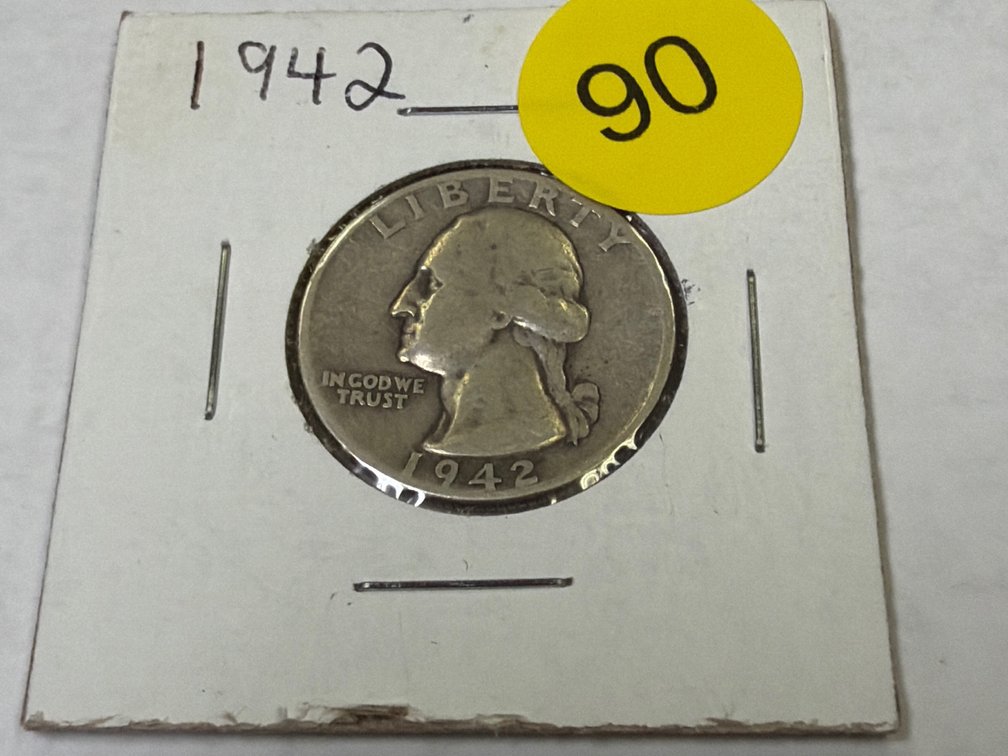 1942 SILVER QUARTER