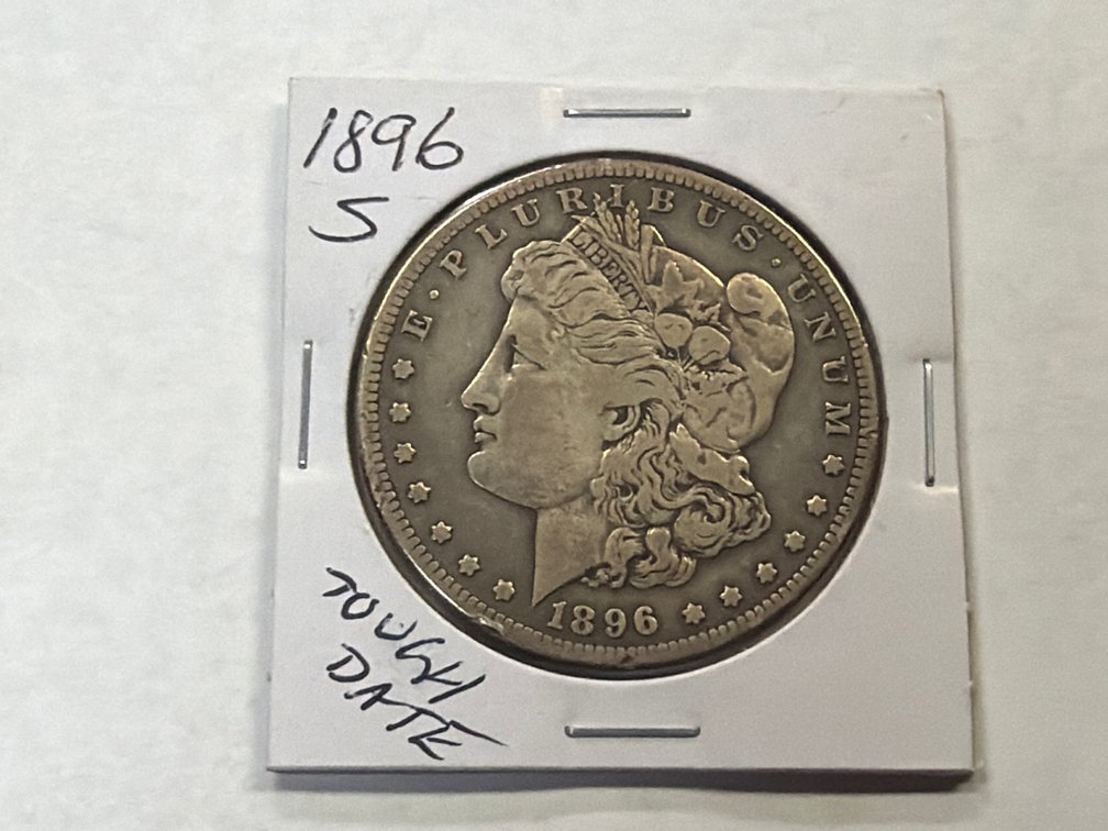 1896 S MORGAN SILVER DOLLAR