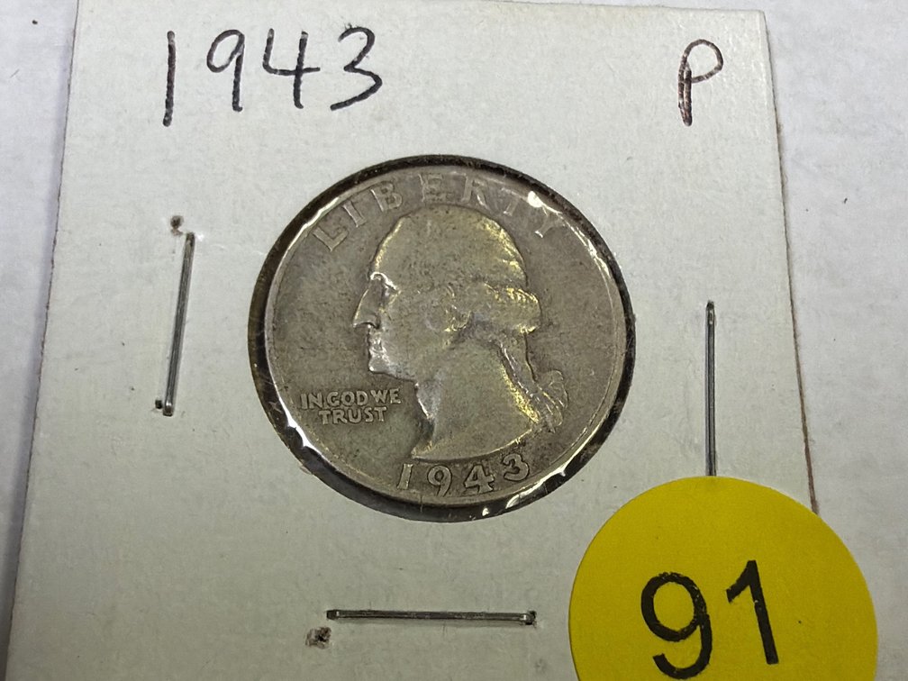 1943 SILVER QUARTER DOLLAR
