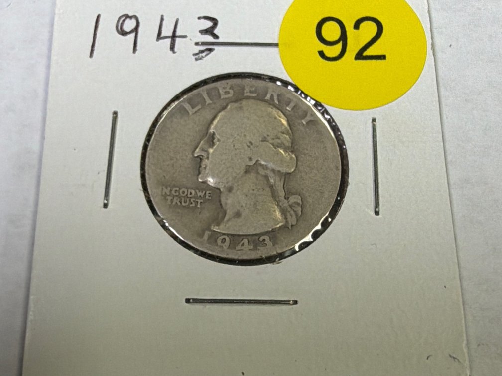 1943-D SILVER QUARTER