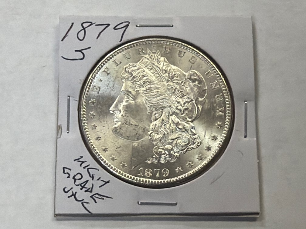 1879 S MORGAN SILVER DOLLAR