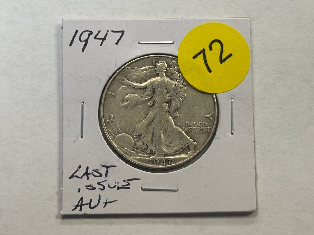 1947 WALKING LIBERTY HALF DOLLAR
