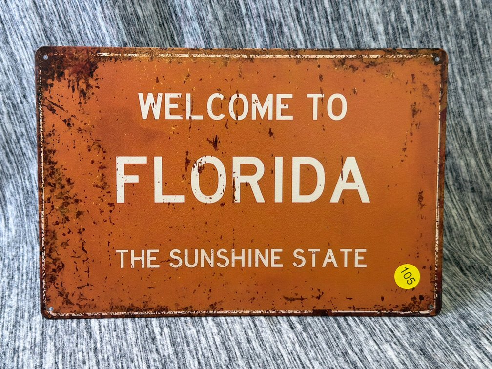 WELCOME TO FLORIDA SIGN