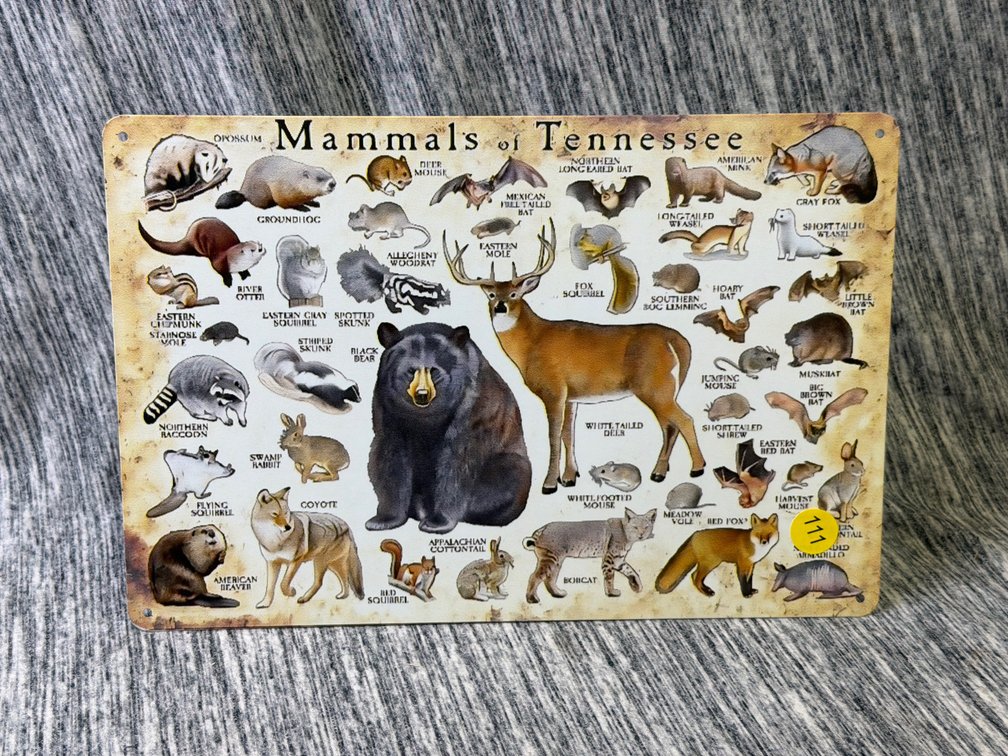 MAMMALS OF TN SIGN