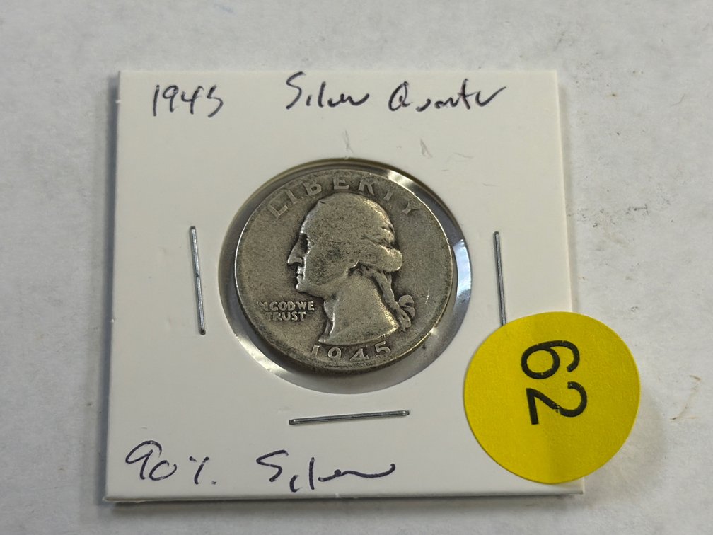 1945 SILVER QUARTER