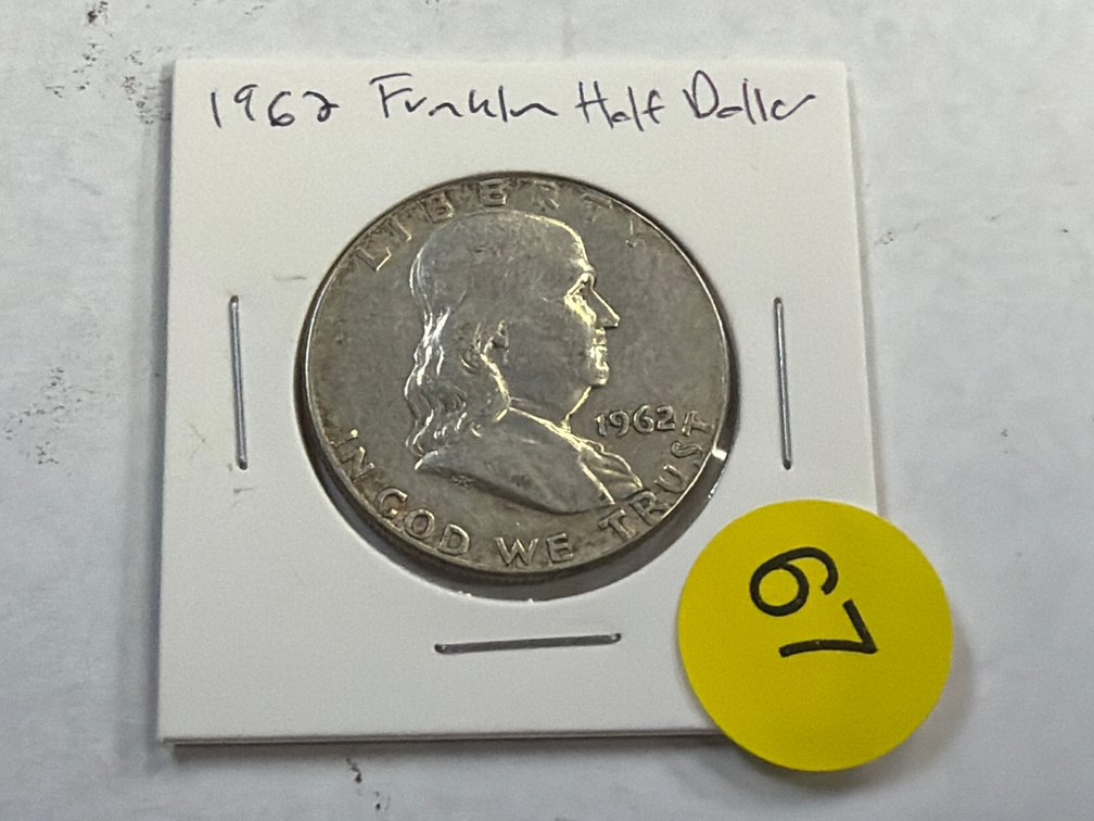1962 FRANKLIN HALF DOLLAR