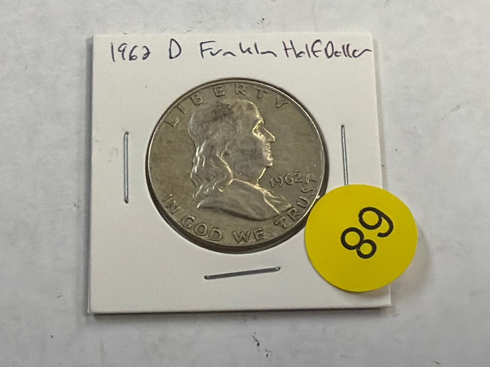 1962  FRANKLIN HALF DOLLAR