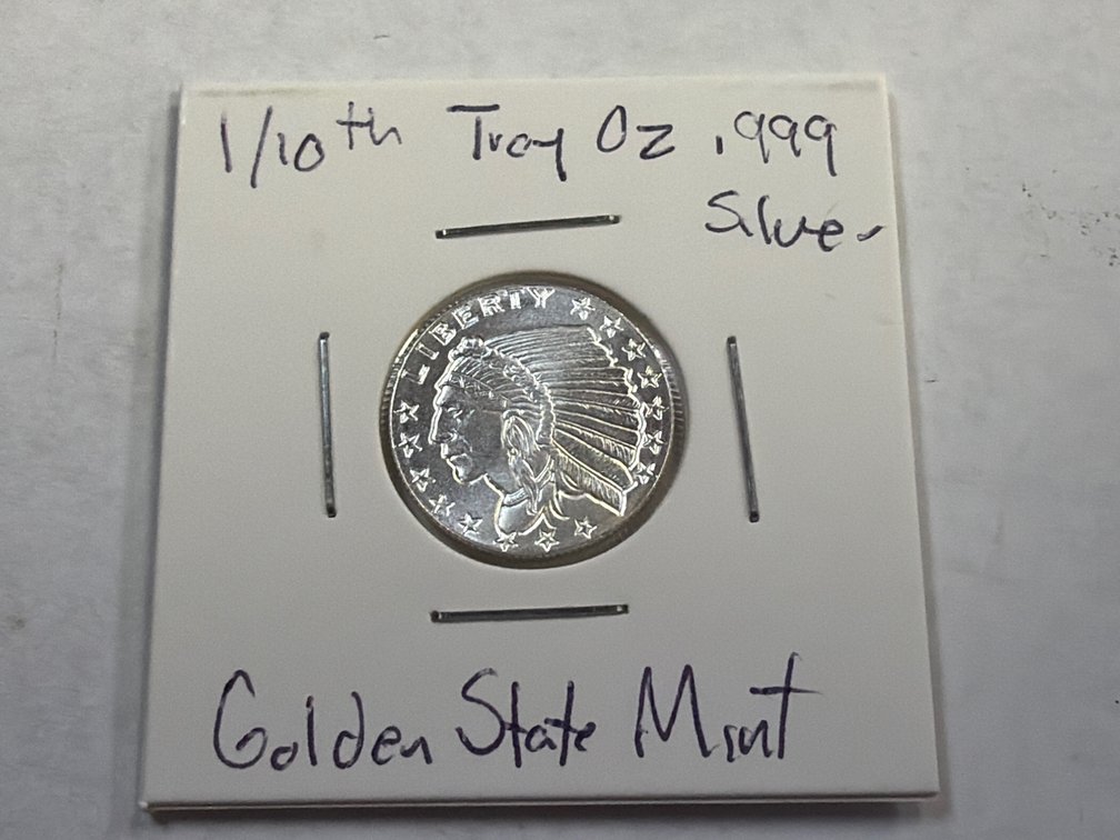 1/10 TH TROY OZ SILVER ROUND