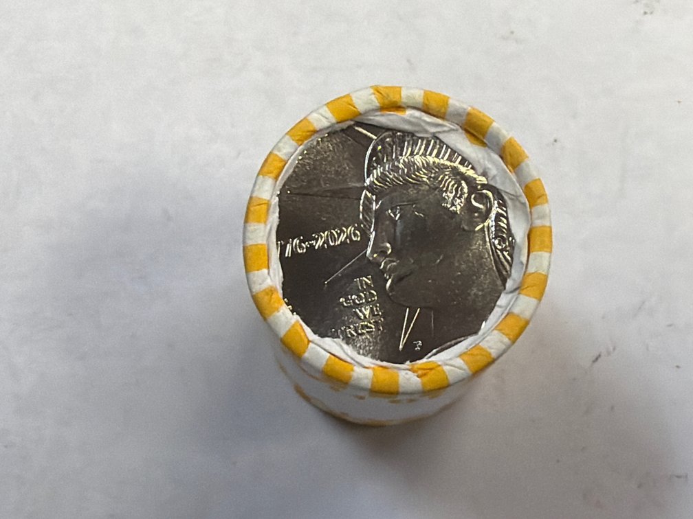 ROLL OF HALF DOLLARS