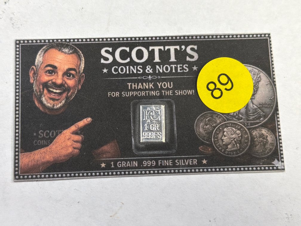 1 GRAIN .999 SILVER PIECE
