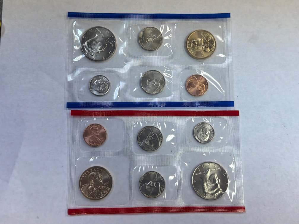 (2) 2005 COIN SETS