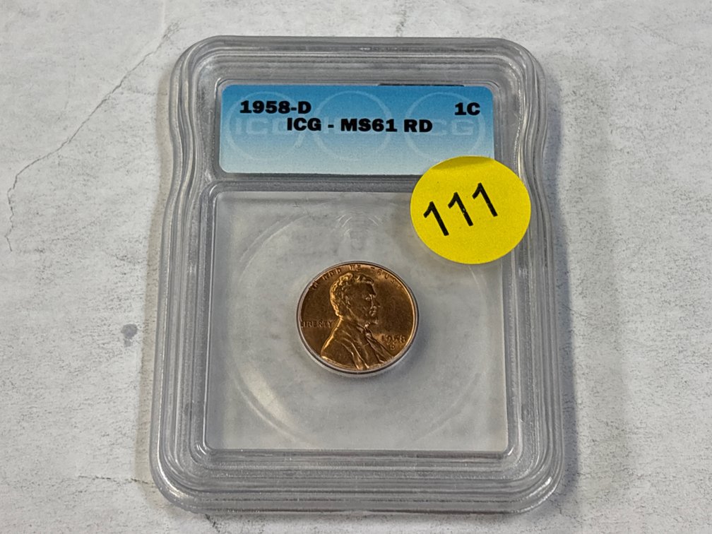 1958-D WHEAT PENNY