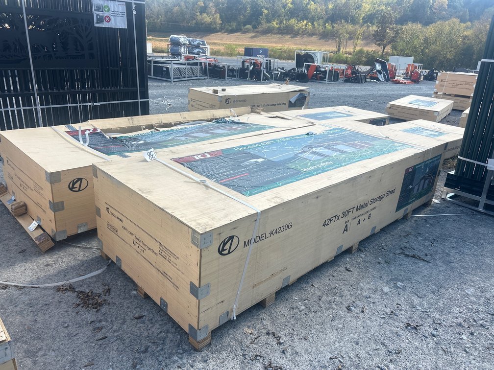 30’X42’ METAL BUILDING (two boxes)