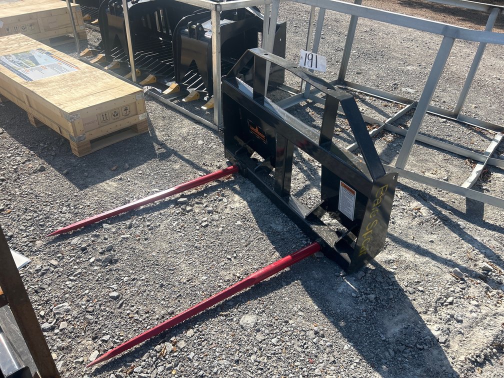 DOUBLE PRONG SKID STEER HAY SPEAR