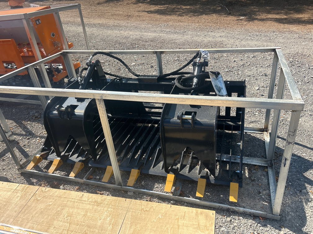 72” SKID STEER BRUSH GRAPPLE