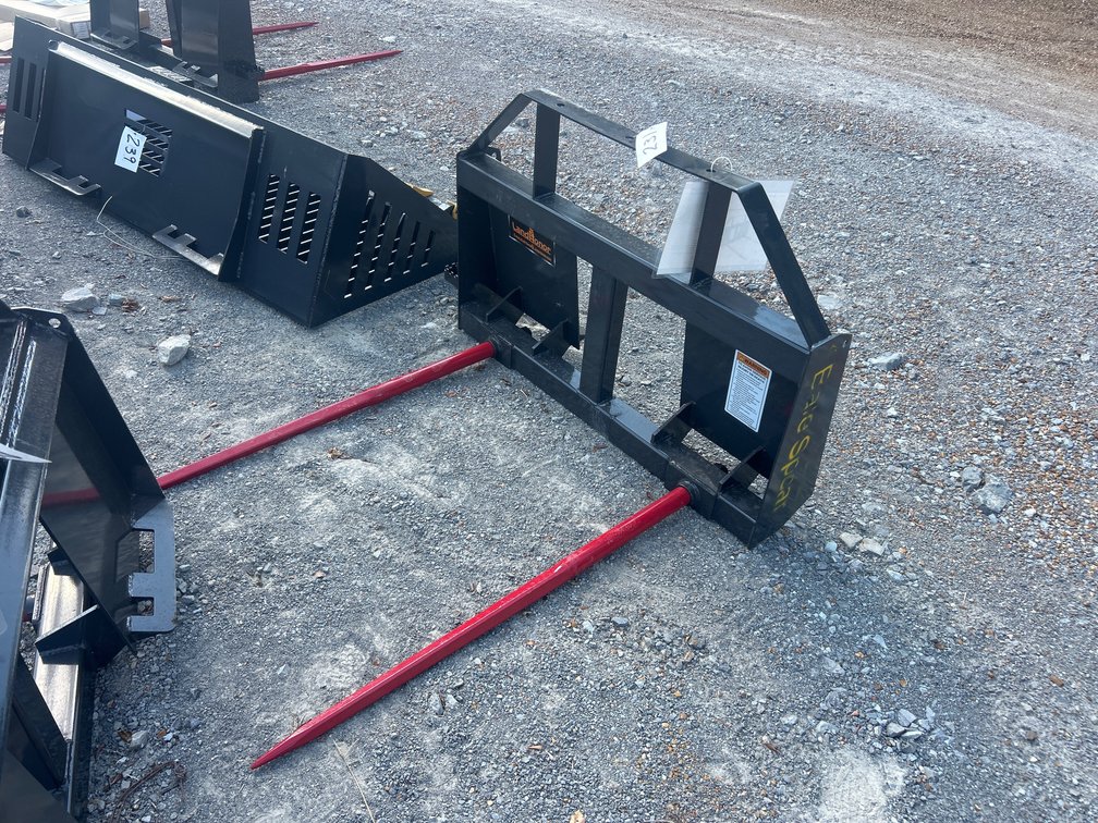 DOUBLE PRONG SKID STEER HAY SPEAR