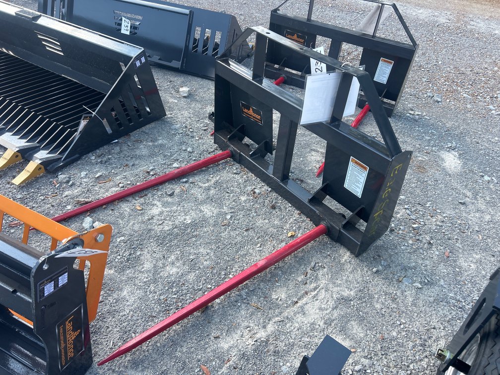 DOUBLE PRONG SKID STEER HAY SPEAR