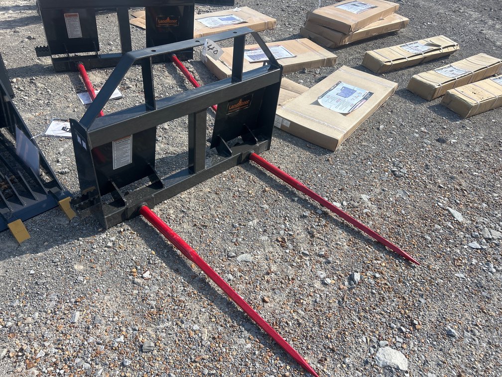 DOUBLE PRONG SKID STEER HAY SPEAR