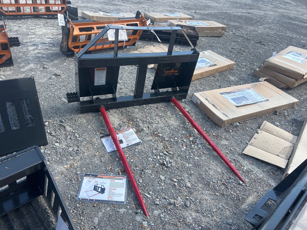 DOUBLE PRONG SKID STEER HAY SPEAR