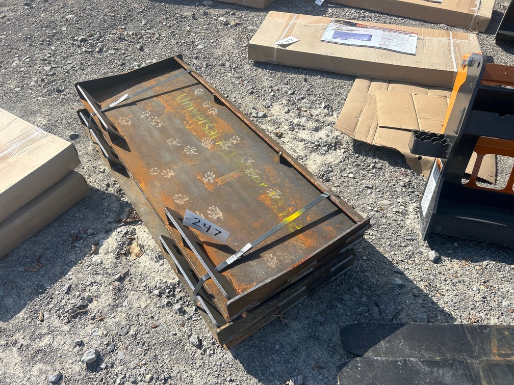 (4) SKID STEER MOUNT PLATES