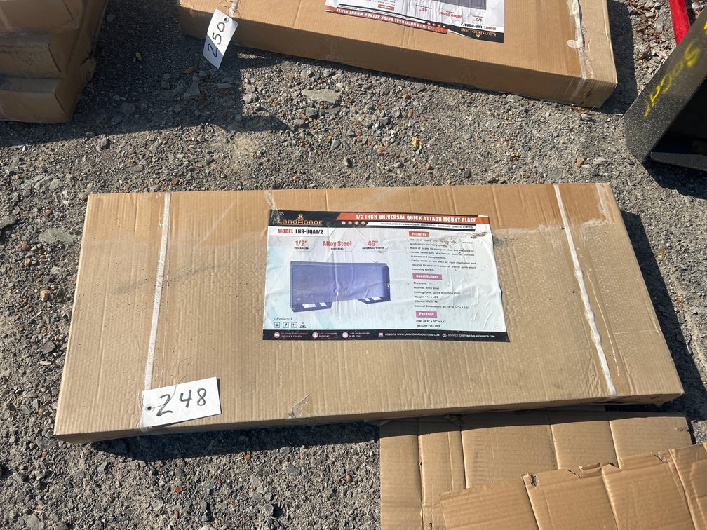 1/2” SKID STEER MOUNT PLATE