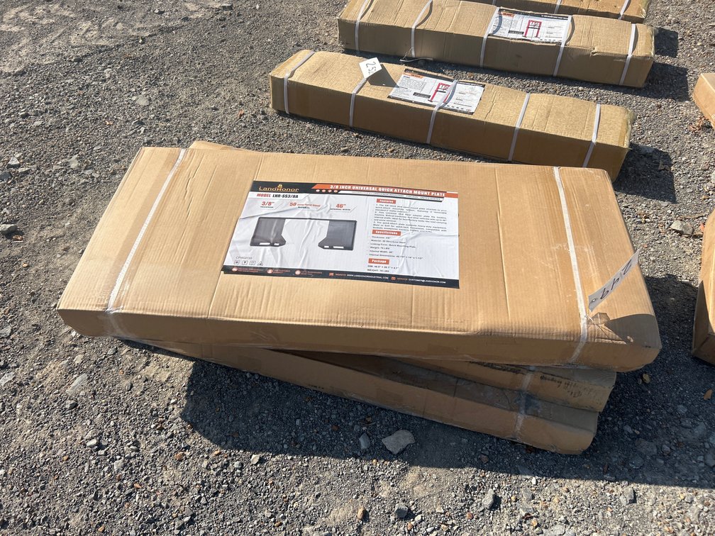 (3) OPEN BACK SKID STEER MOUNT PLATES