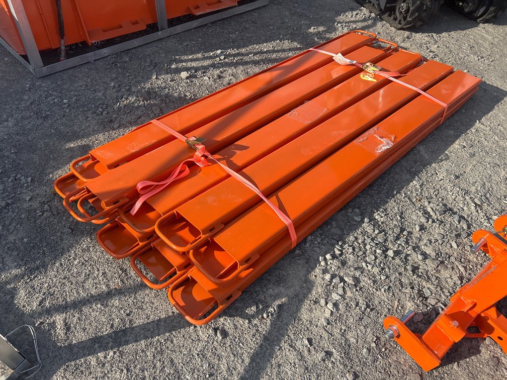 10 SETS OF PALLET FORK EXTENSIONS