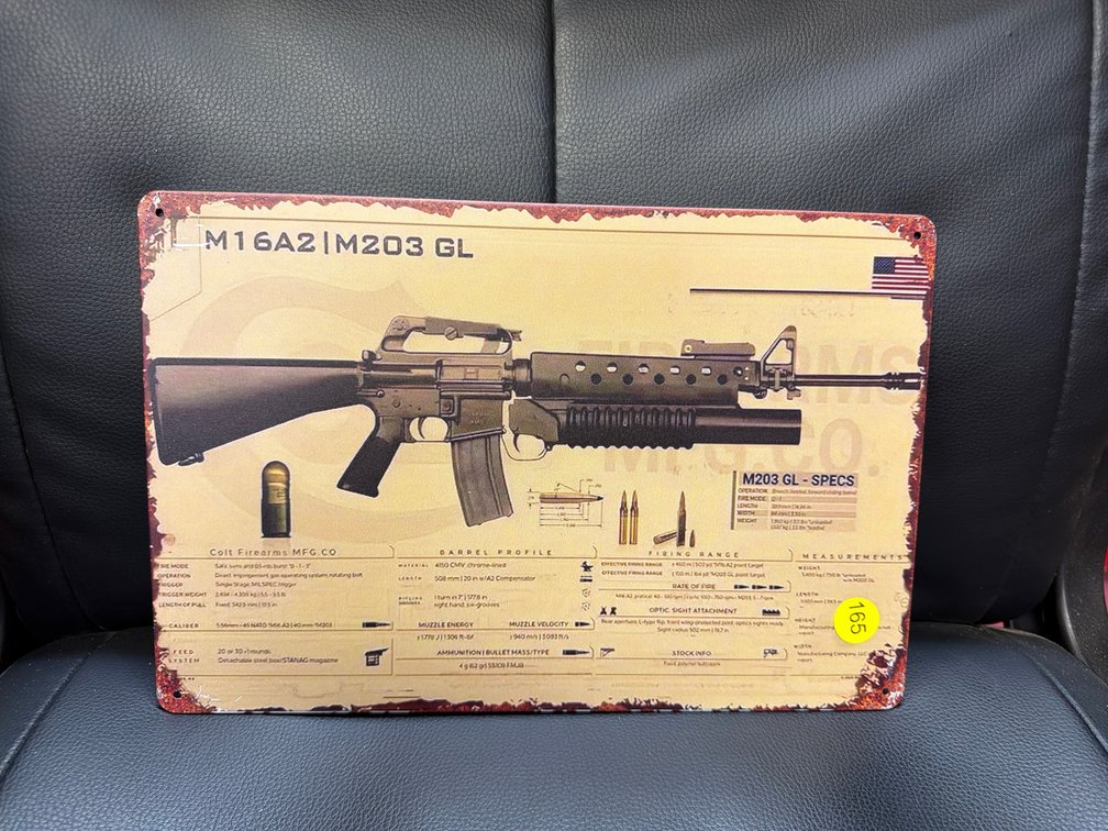 M203 GUN SIGN