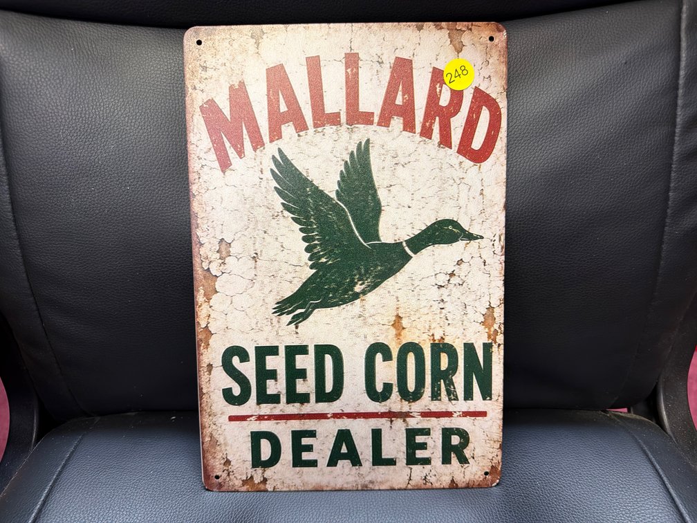MALLARD SEED CORN SIGN